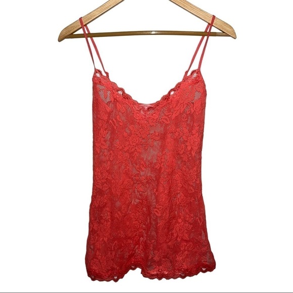 Victoria’s Secret Floral Lace Mesh Negligee Nightie Women’s Size Medium - Picture 1 of 11